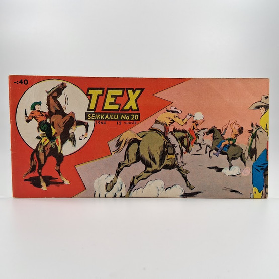 Liuskalehti, Tex Willer, Seikkailu no 20, 1964