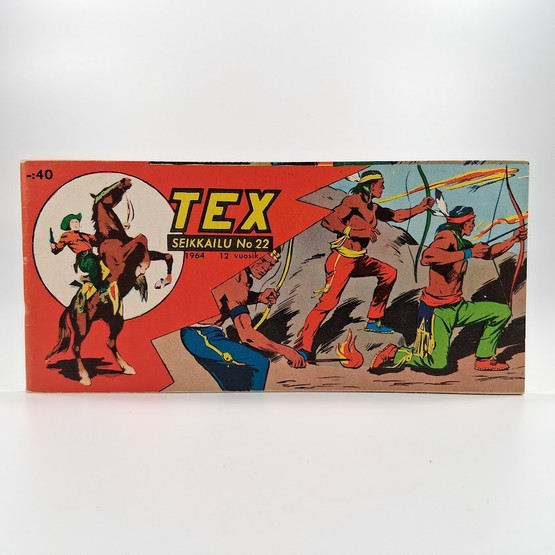 Liuskalehti, Tex Willer, Seikkailu no 22, 1964