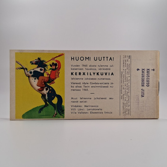 Liuskalehti, Tex Willer, Seikkailu no 22, 1964