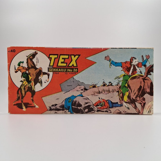 Liuskalehti, Tex Willer, Seikkailu no 26, 1964