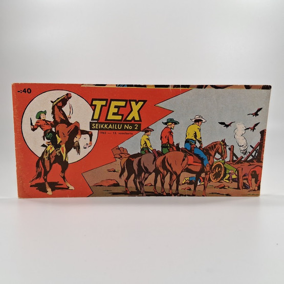 Liuskalehti, Tex Willer, Seikkailu no 2, 1965