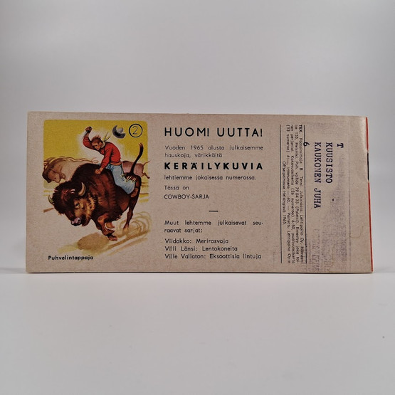 Liuskalehti, Tex Willer, Seikkailu no 2, 1965