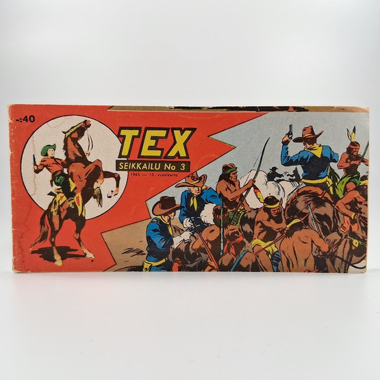Liuskalehti, Tex Willer, Seikkailu no 3, 1965