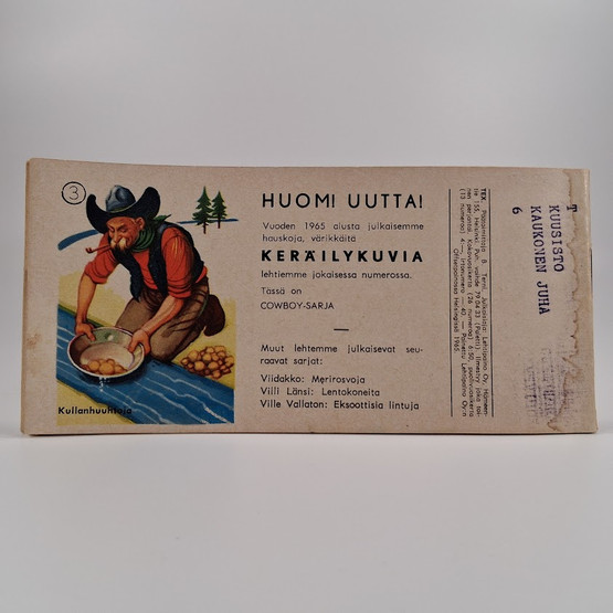 Liuskalehti, Tex Willer, Seikkailu no 3, 1965