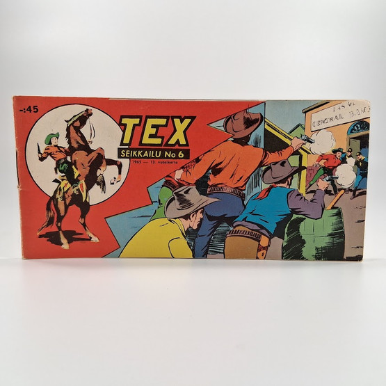 Liuskalehti, Tex Willer, Seikkailu no 6, 1965