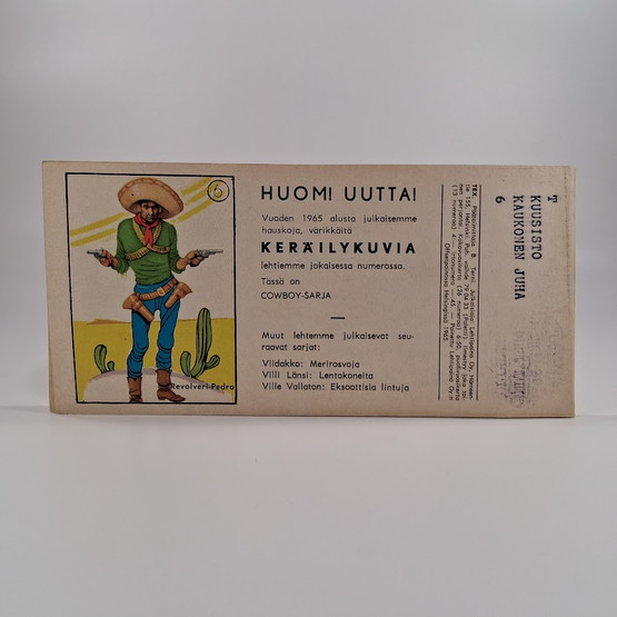 Liuskalehti, Tex Willer, Seikkailu no 6, 1965