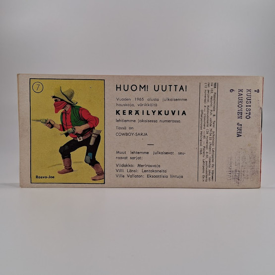 Liuskalehti, Tex Willer, Seikkailu no 7, 1965