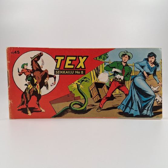 Liuskalehti, Tex Willer, Seikkailu no 8, 1965