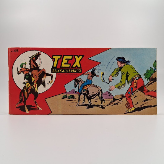 Liuskalehti, Tex Willer, Seikkailu no 13, 1965