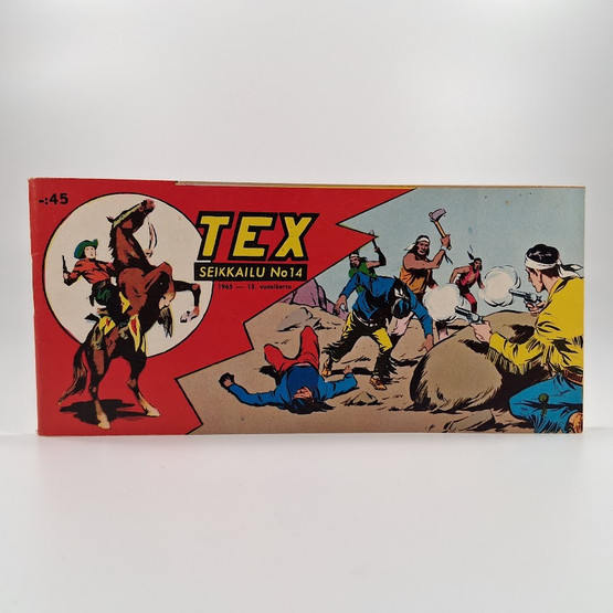 Liuskalehti, Tex Willer, Seikkailu no 14, 1965