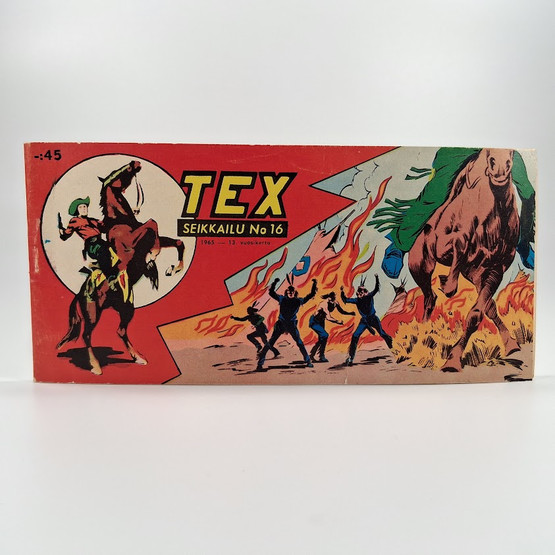 Liuskalehti, Tex Willer, Seikkailu no 16, 1965
