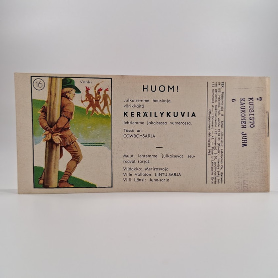 Liuskalehti, Tex Willer, Seikkailu no 16, 1965