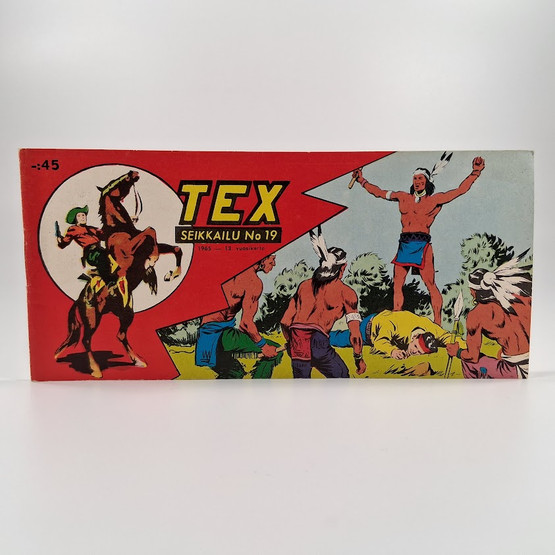 Liuskalehti, Tex Willer, Seikkailu no 19, 1965
