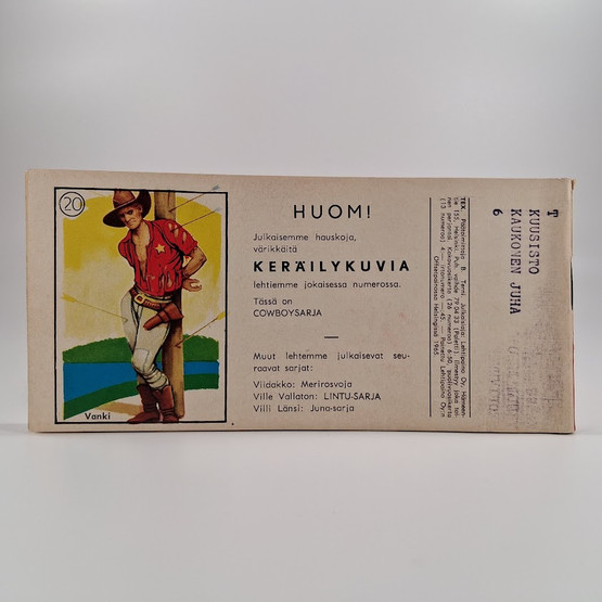 Comic, Tex Willer, Seikkailu no 20, 1965