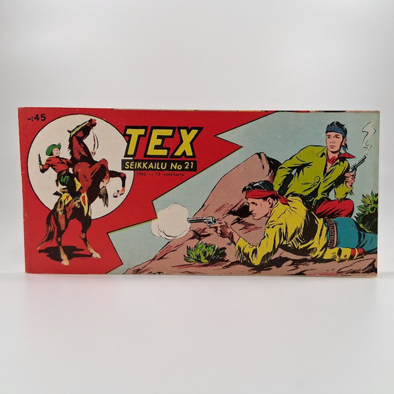 Liuskalehti, Tex Willer, Seikkailu no 21, 1965