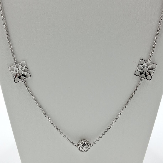 Kaulakoru, hopeaa, design Liisa Vitali