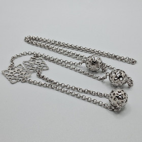 Necklace, silver, design Liisa Vitali