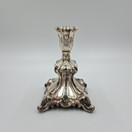 Kynttilänjalka, barokki, hopeaa v. 1967