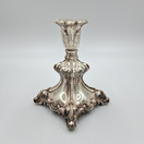 Kynttilänjalka, barokki, hopeaa v. 1967
