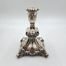 Kynttilänjalka, barokki, hopeaa v. 1967