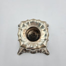 Kynttilänjalka, barokki, hopeaa v. 1967