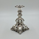 Kynttilänjalka, barokki, hopeaa v. 1969