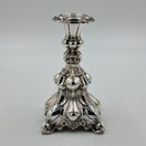 Kynttilänjalka, barokki, hopeaa v. 1969
