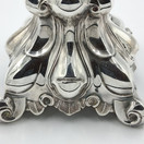 Kynttilänjalka, barokki, hopeaa v. 1969