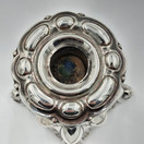 Kynttilänjalka, barokki, hopeaa v. 1969