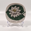 Seinälautanen, Valkolumme, Arabia, design Esteri Tomula