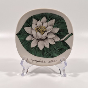 Seinälautanen, Valkolumme, Arabia, design Esteri Tomula