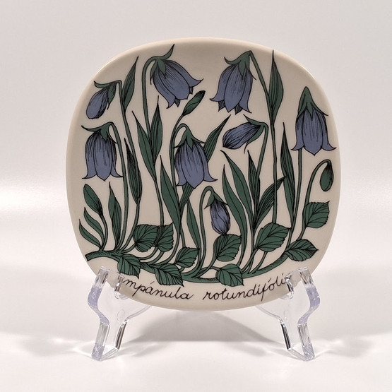 Seinälautanen, Kissankello, Arabia, design Esteri Tomula