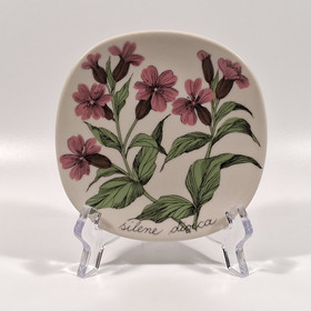 Seinälautanen, Puna-ailakki, Arabia, design Esteri Tomula