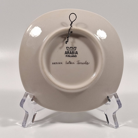 Seinälautanen, Rosa elida, Arabia, design Esteri Tomula