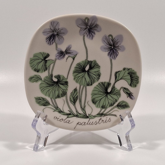 Seinälautanen, Suo-orvokki, Arabia, design Esteri Tomula