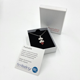 Kaulakoru, Puolukka, Finnfeelings, hopeaa