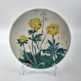 Wall plate, Kullero, Lapin maakuntakukka, design Kirsti Brandt