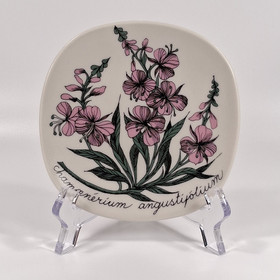 Wall plate, Fireweed, Arabia, design Esteri Tomula