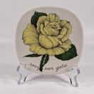 Seinälautanen, Rosa ever gold, Arabia, design Esteri Tomula