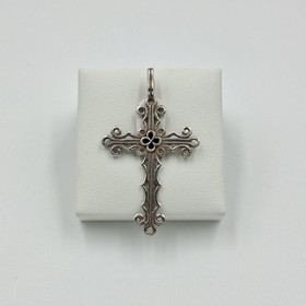 Riipus, risti, hopeaa