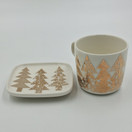 Kahvikuppi, Oiva kuusikossa, Marimekko, design Maija Louekari