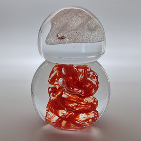 Taidelasi, sign. Tiina Nordström 1991, Iittala