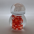 Taidelasi, sign. Tiina Nordström 1991, Iittala