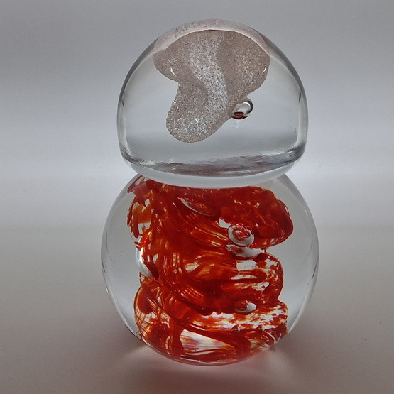 Taidelasi, sign. Tiina Nordström 1991, Iittala