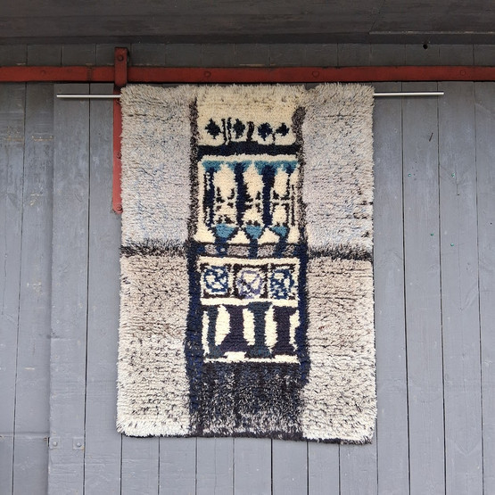 Ryijy, Käenpiika, design Leena-Kaisa Halme