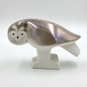 Figurine, Owl, Arabia, sign. Lillemor Mannerheim-Klingspor