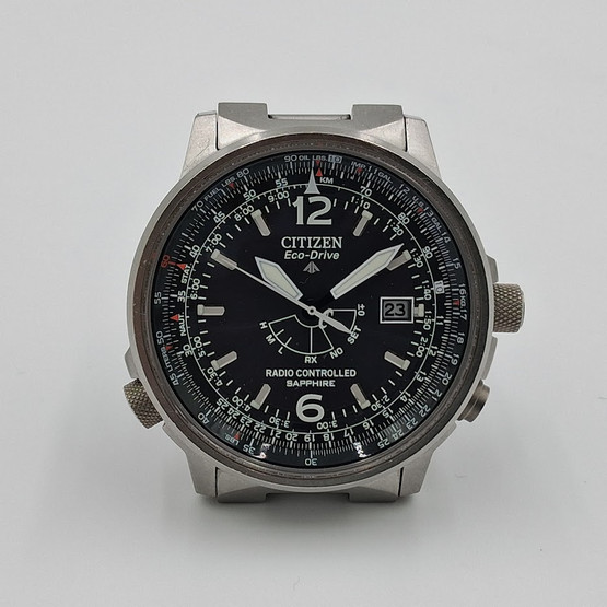 Rannekello, Citizen Eco-Drive, Radio Controlled, Sapphire
