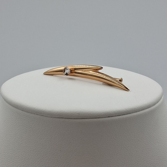 Rintakoru, 14k kultaa, v. 1961