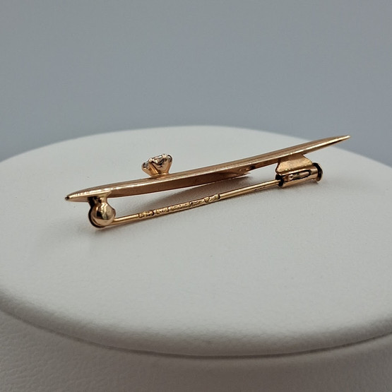 Rintakoru, 14k kultaa, v. 1961