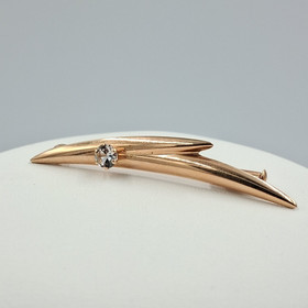 Rintakoru, 14k kultaa, v. 1961
